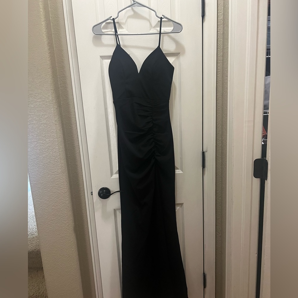 Emerald Sundae Long Black Dress